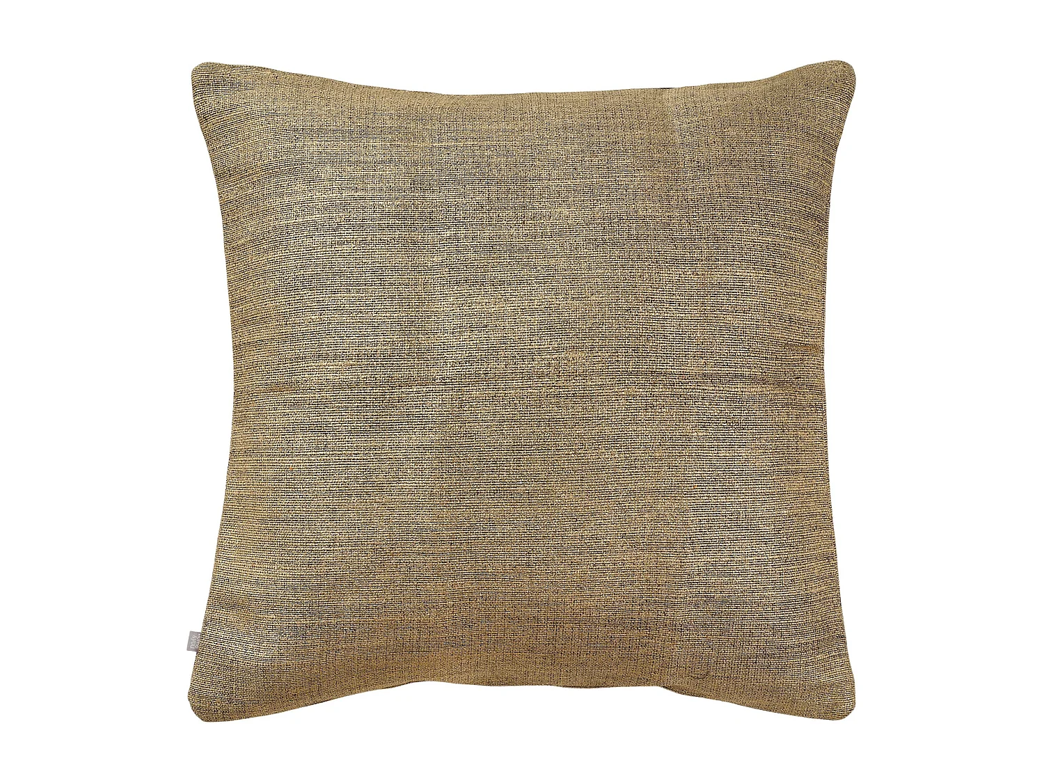 KOPFKISSENBEZUG MIT JUTE Sannie mittleres Gold 45 x 45