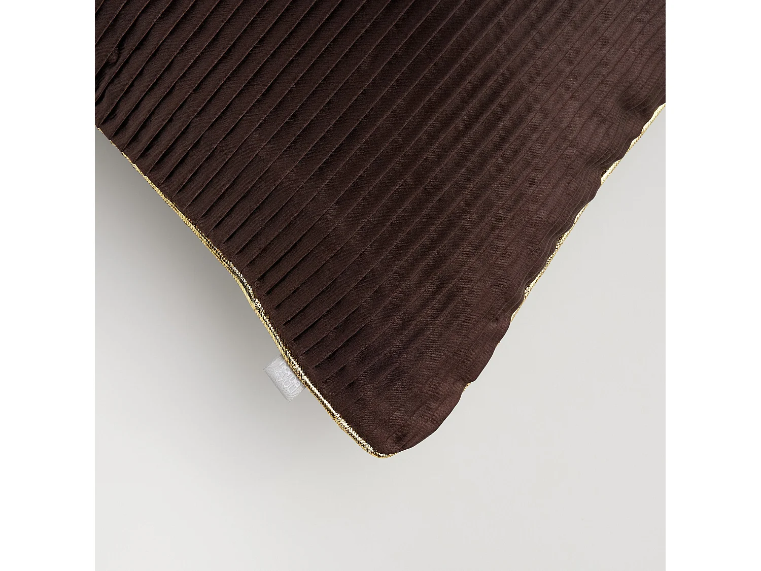 Kissenbezug Wendel Dunkelbraun 45 x 45 cm