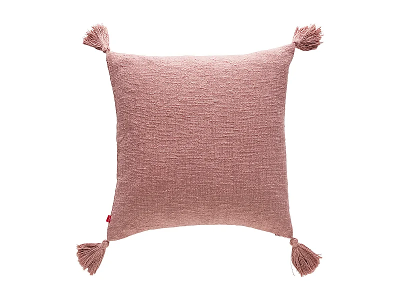 Einfarbige Kissenbezug Kolina Mittelrosa 45x45cm