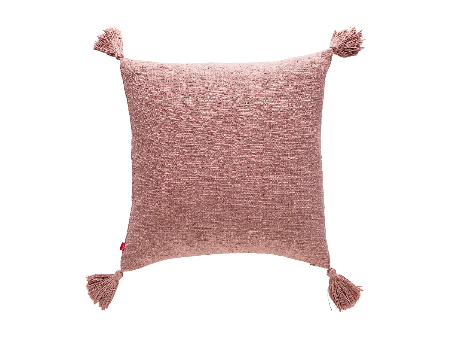Einfarbige Kissenbezug Kolina Mittelrosa 45x45cm