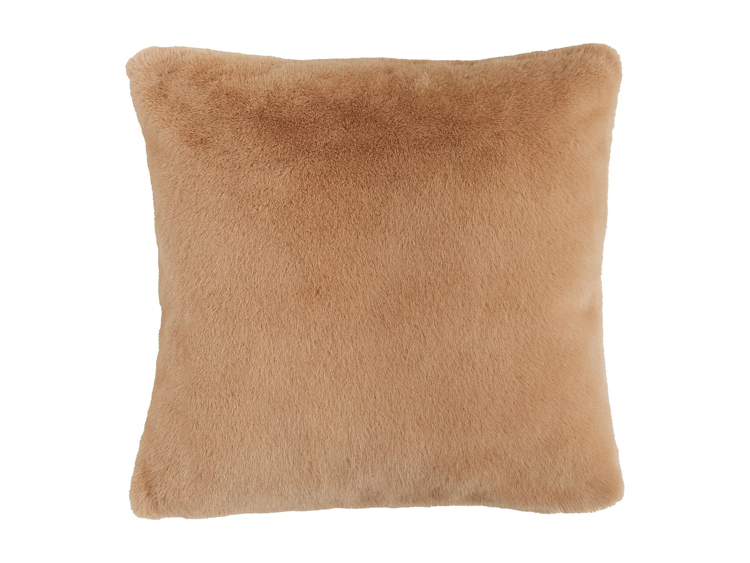 Pelz-Kissenbezug Molinio mittelbraun 45x45