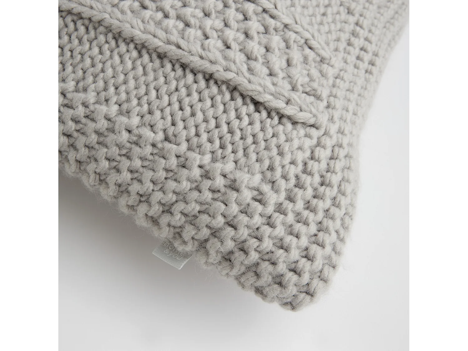 Kissenbezug Leto hellgrau 45 x 45 cm