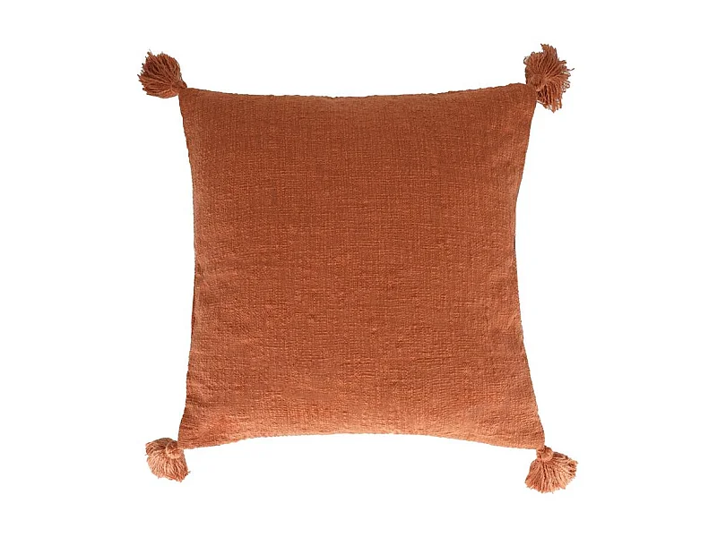 Einfarbige Kissenbezug Kolina Dunkelorange 45x45