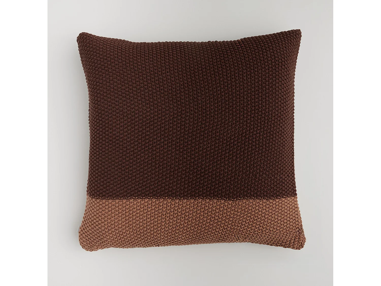 Kissenbezug Lenora Dunkelbraun 45x45