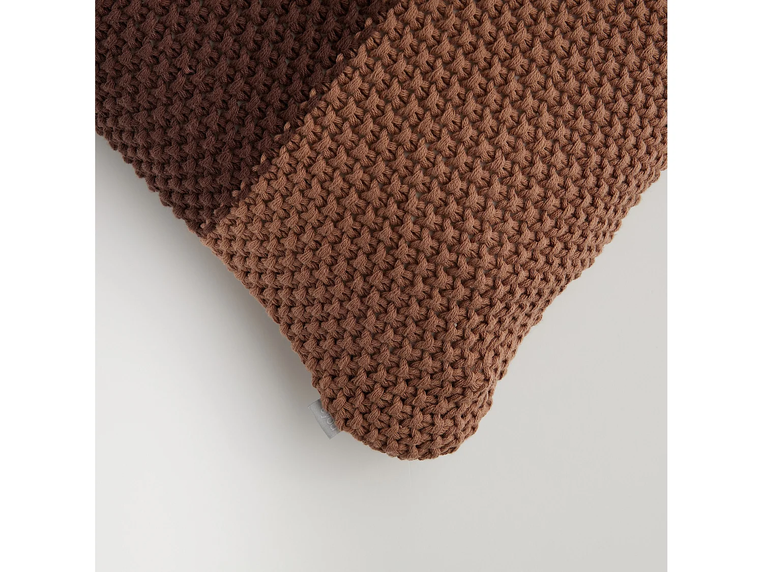 Kissenbezug Lenora Dunkelbraun 45x45