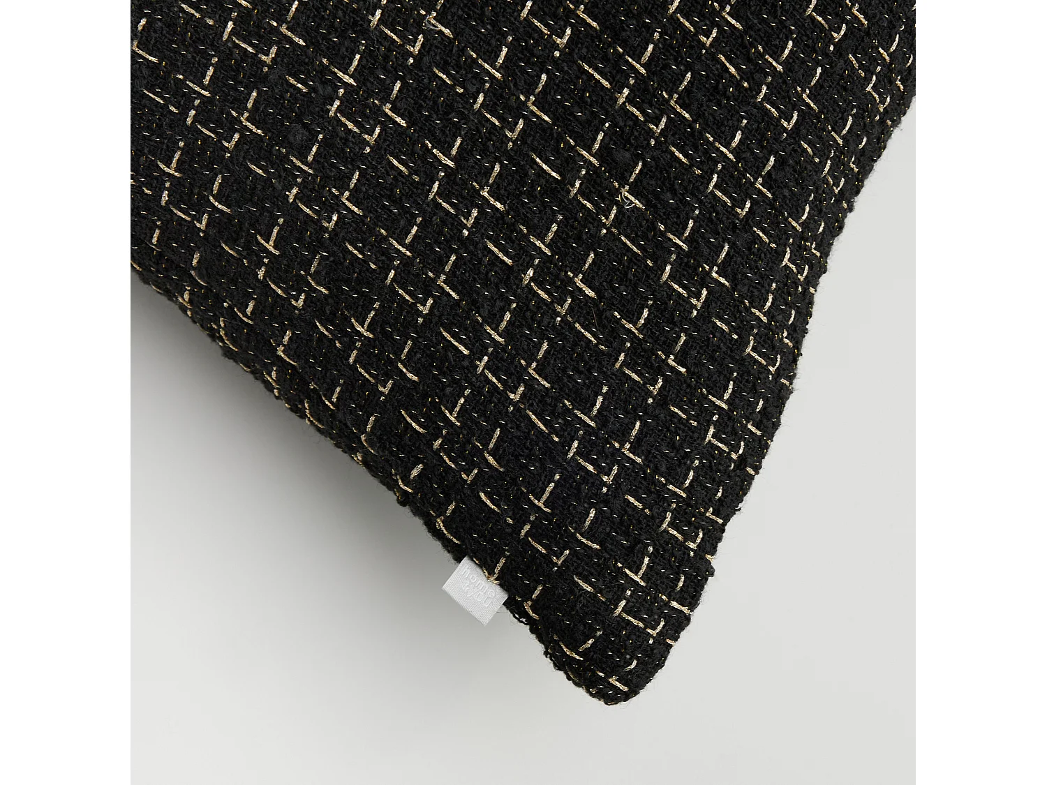 Kissenbezug Balin Mittelschwarz 45x45