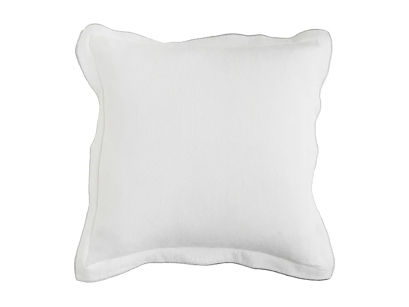 Kissenbezug Taromina mittelweiß 45 x 45
