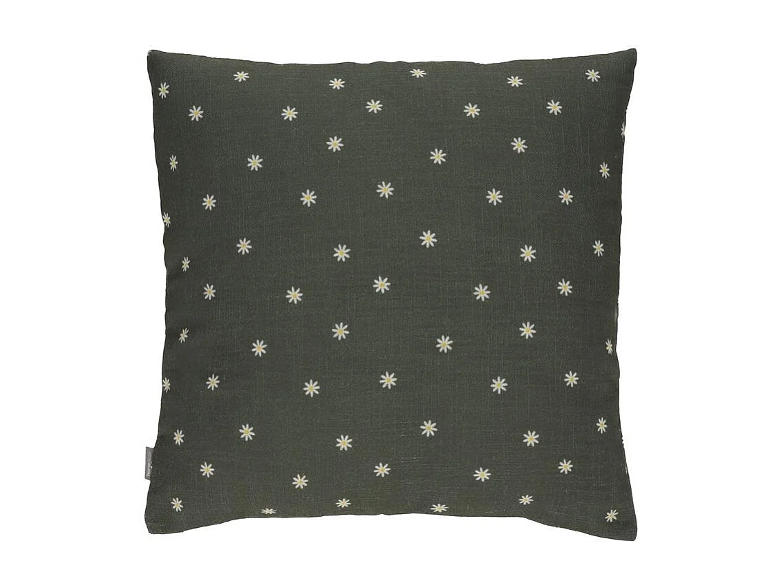Bedruckte Kissenhülle Dilo dunkelgrün 45x45cm