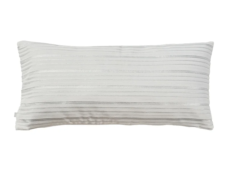 Kissenbezug Aus Samt Calama Helles Weiß 30 x 60 cm