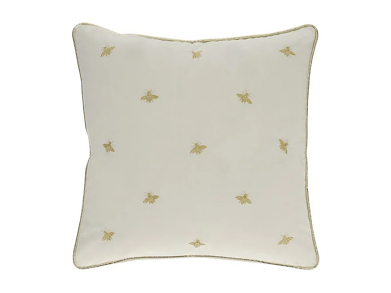 Bestickter Kissenbezug Beliamo mittelweiß 45 x 45