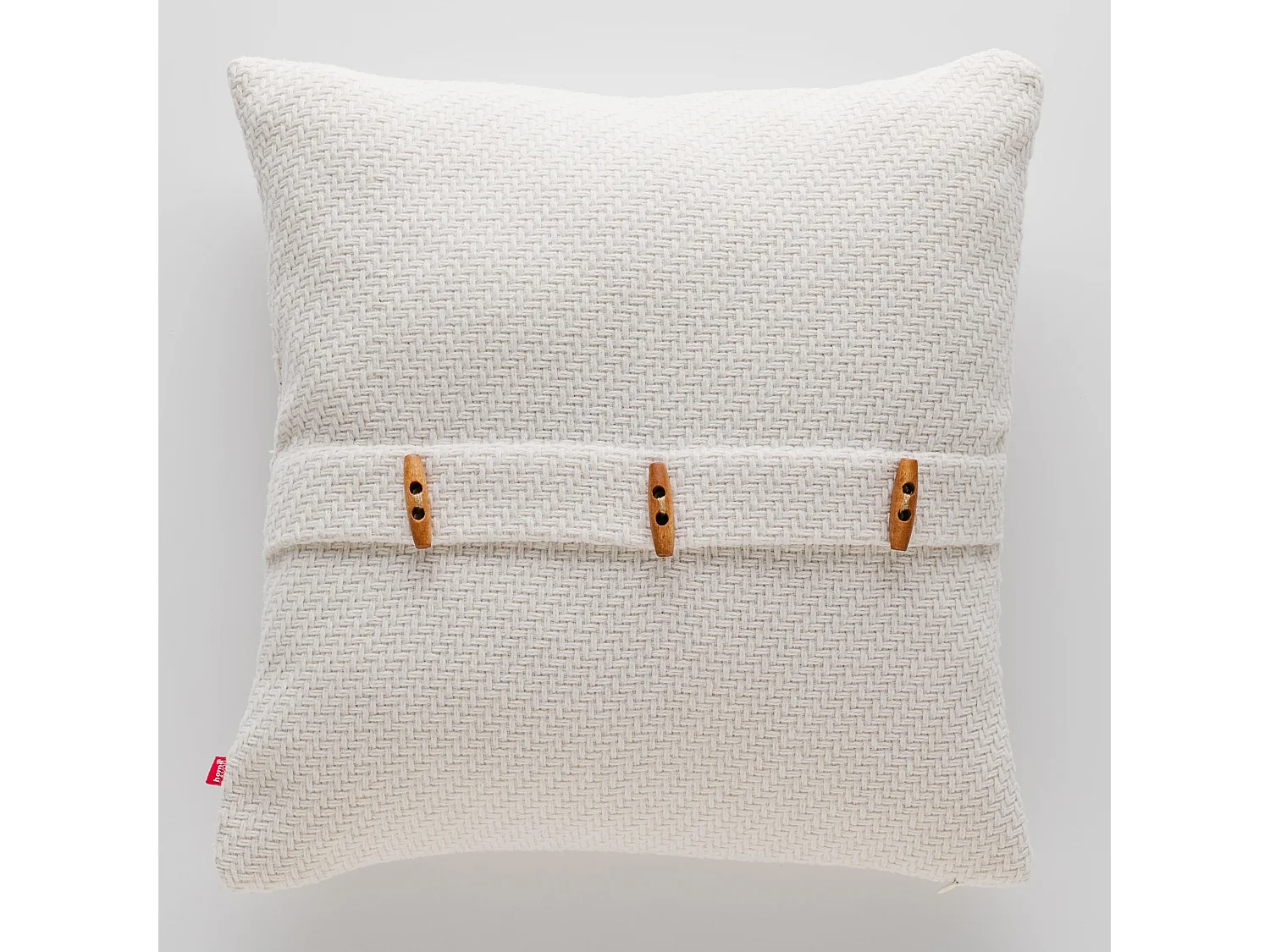 Kissenbezüge Mit Wolle Caminar Mittel Ecru 45x45