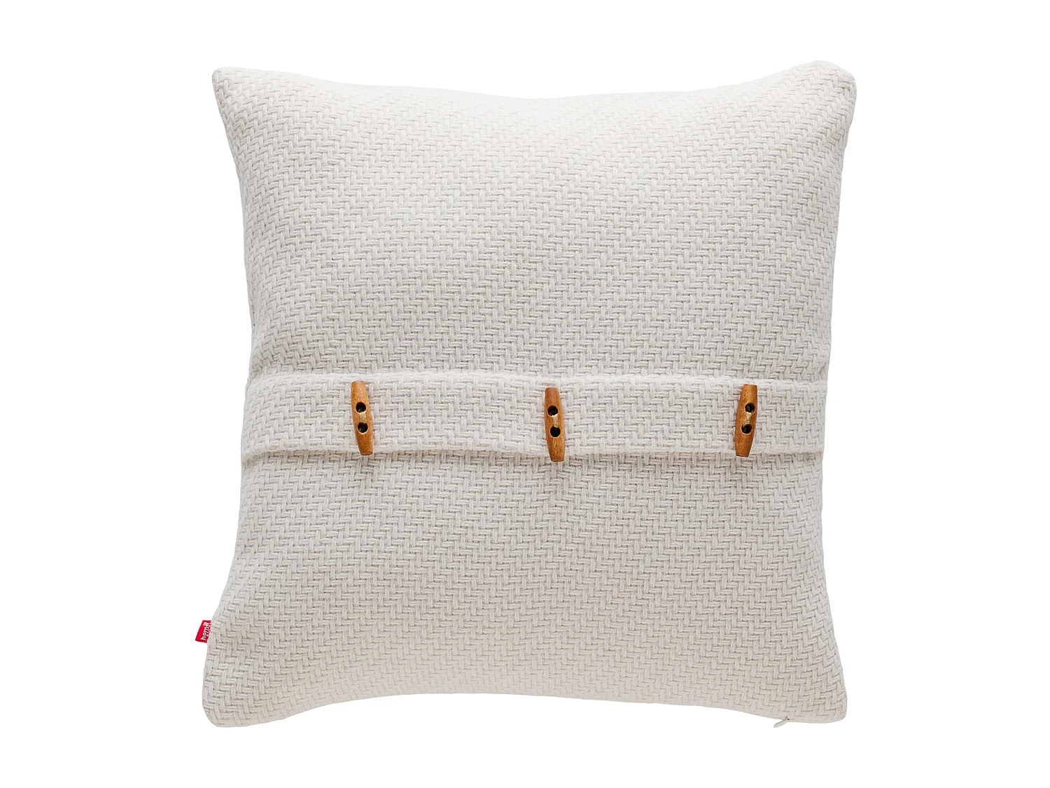 Kissenbezüge Mit Wolle Caminar Mittel Ecru 45x45