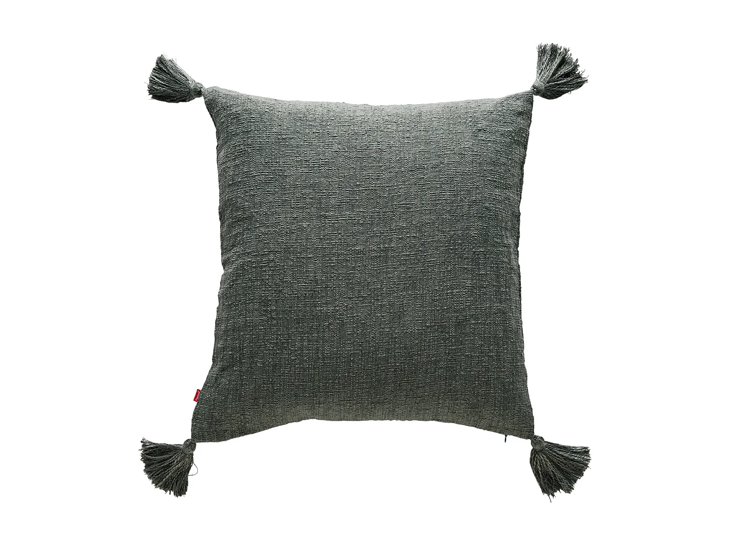 Einfarbige Kissenbezug Kolina dunkelgrün 45 x 45