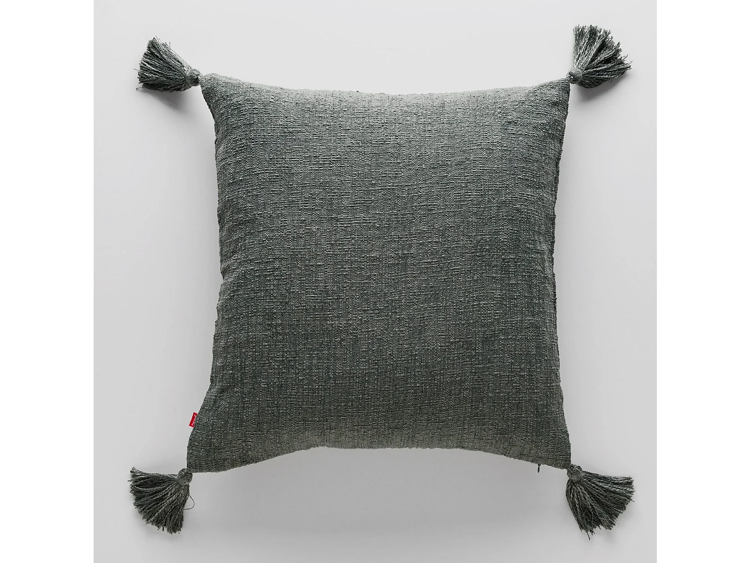 Einfarbige Kissenbezug Kolina dunkelgrün 45 x 45