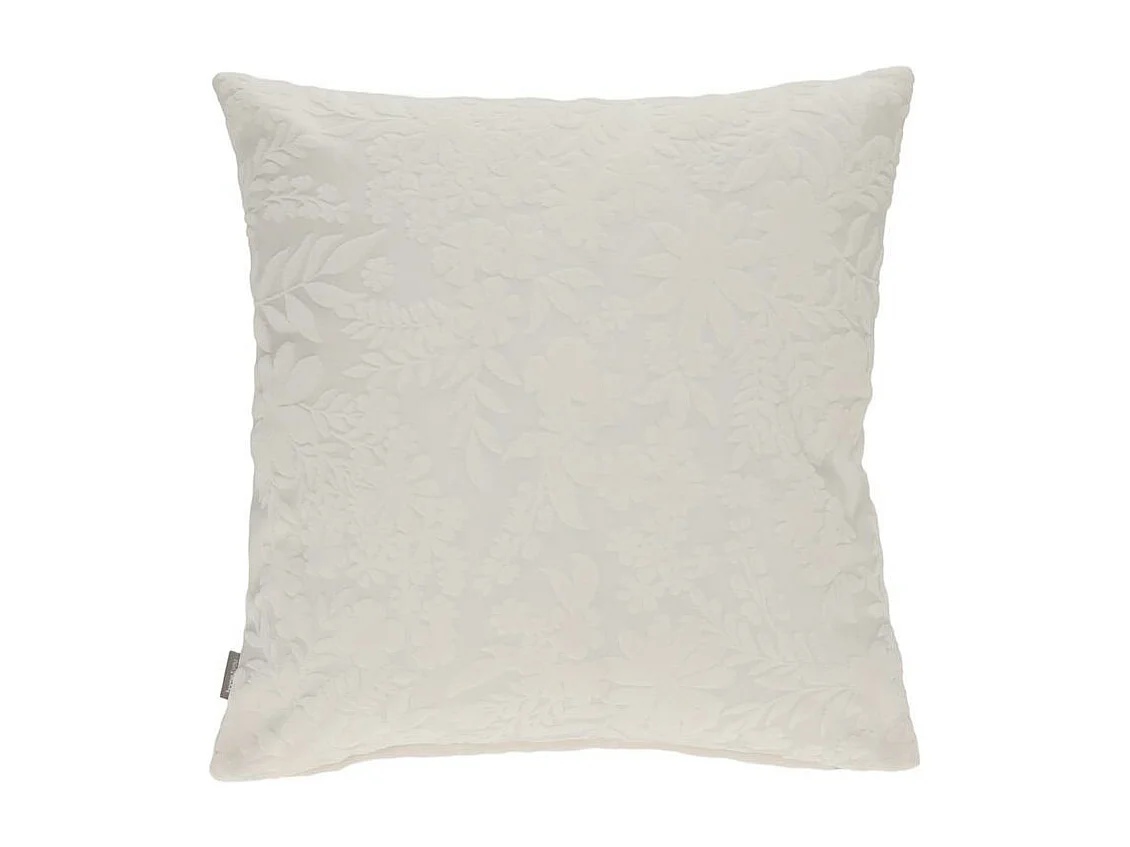 Jacquard-Kissenbezug Modo Mittelweiß 45x45