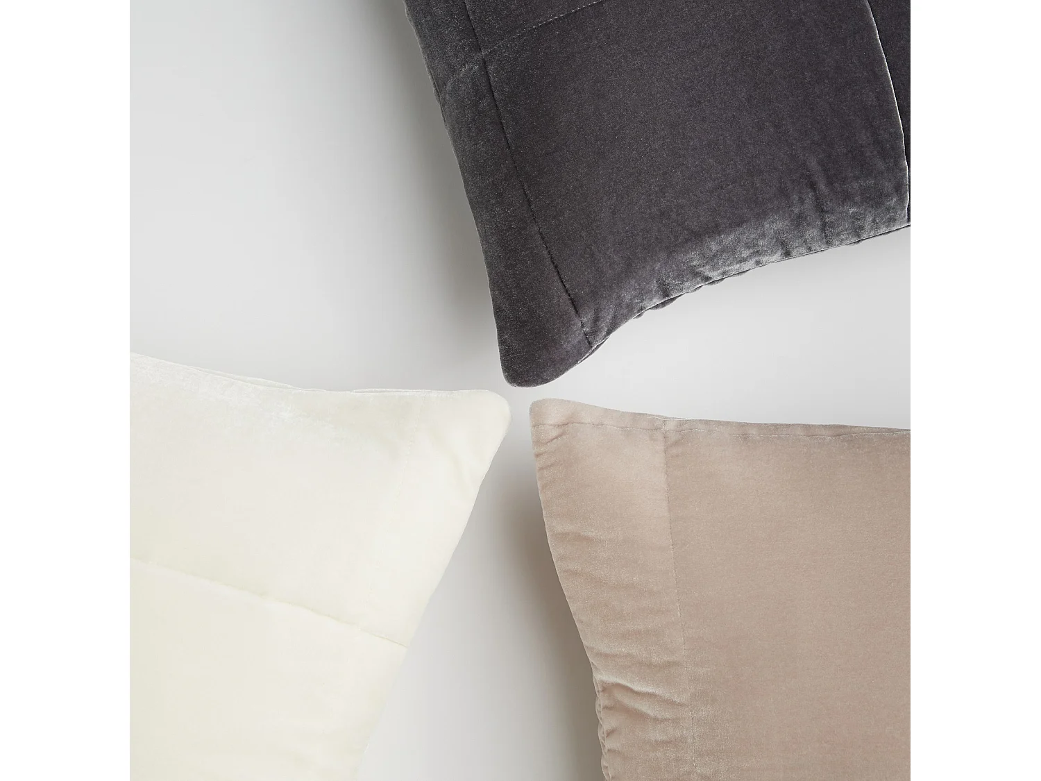 Kissenbezug Dustis dunkelgrau 45x45