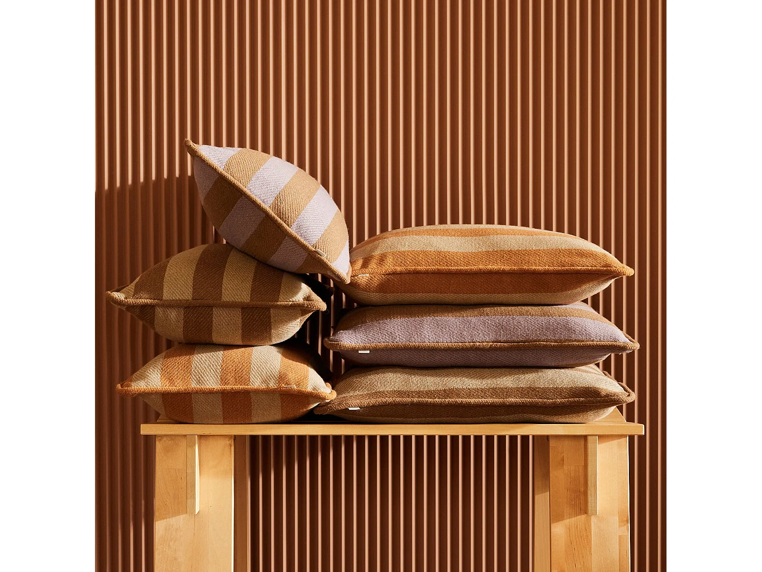 Kissenbezüge Mit Wolle Pasker mittleres Beige 30x58