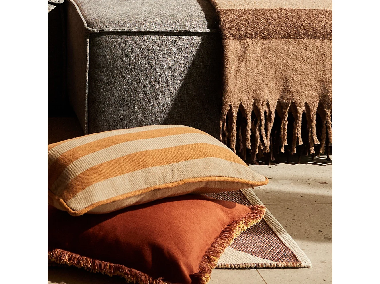 Kissenbezüge Mit Wolle Pasker mittleres Beige 30x58