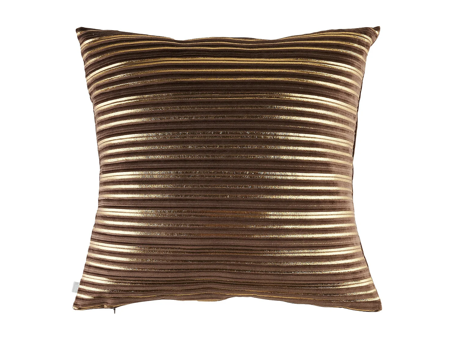 Kissenbezug Aus Samt Calama Dunkelbraun 45 x 45