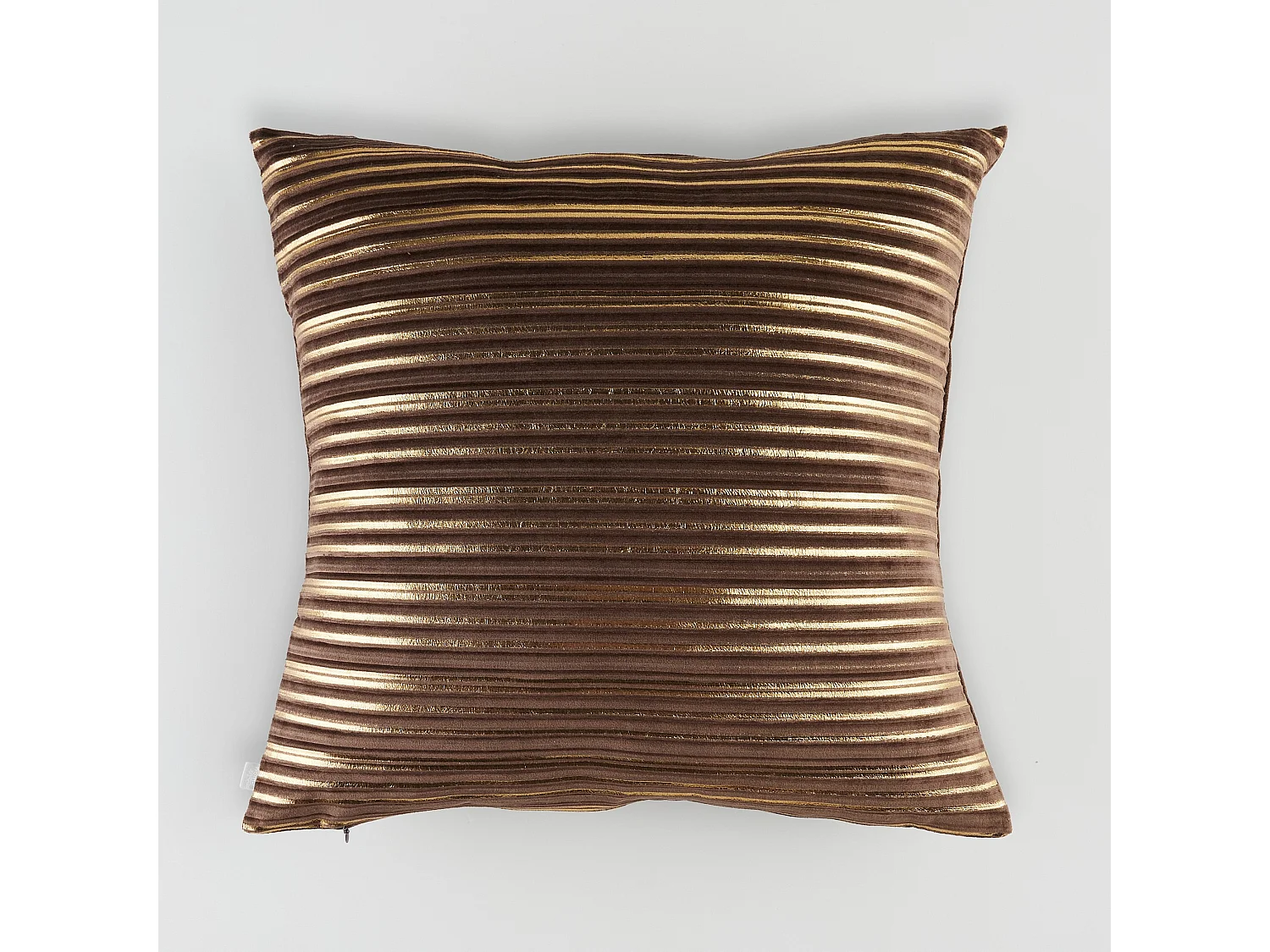 Kissenbezug Aus Samt Calama Dunkelbraun 45 x 45