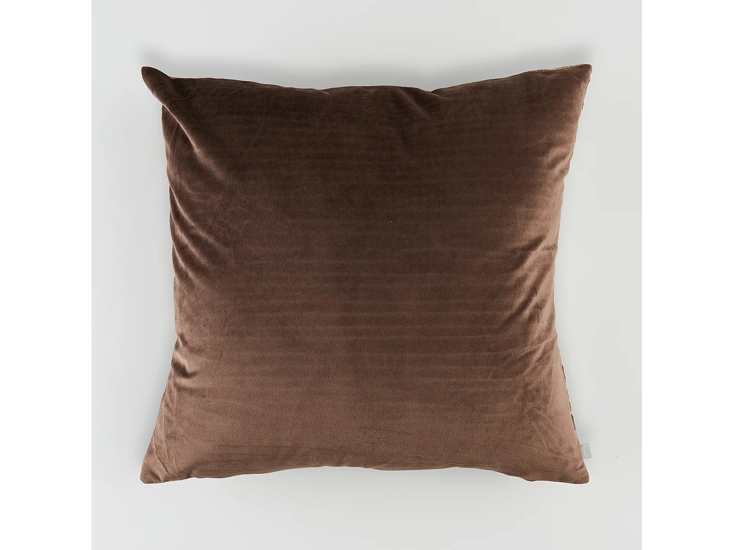 Kissenbezug Aus Samt Calama Dunkelbraun 45 x 45