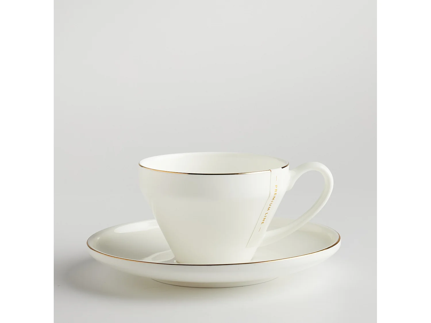 Tasse Mit Untertasse Simply mittelweiß 170ml