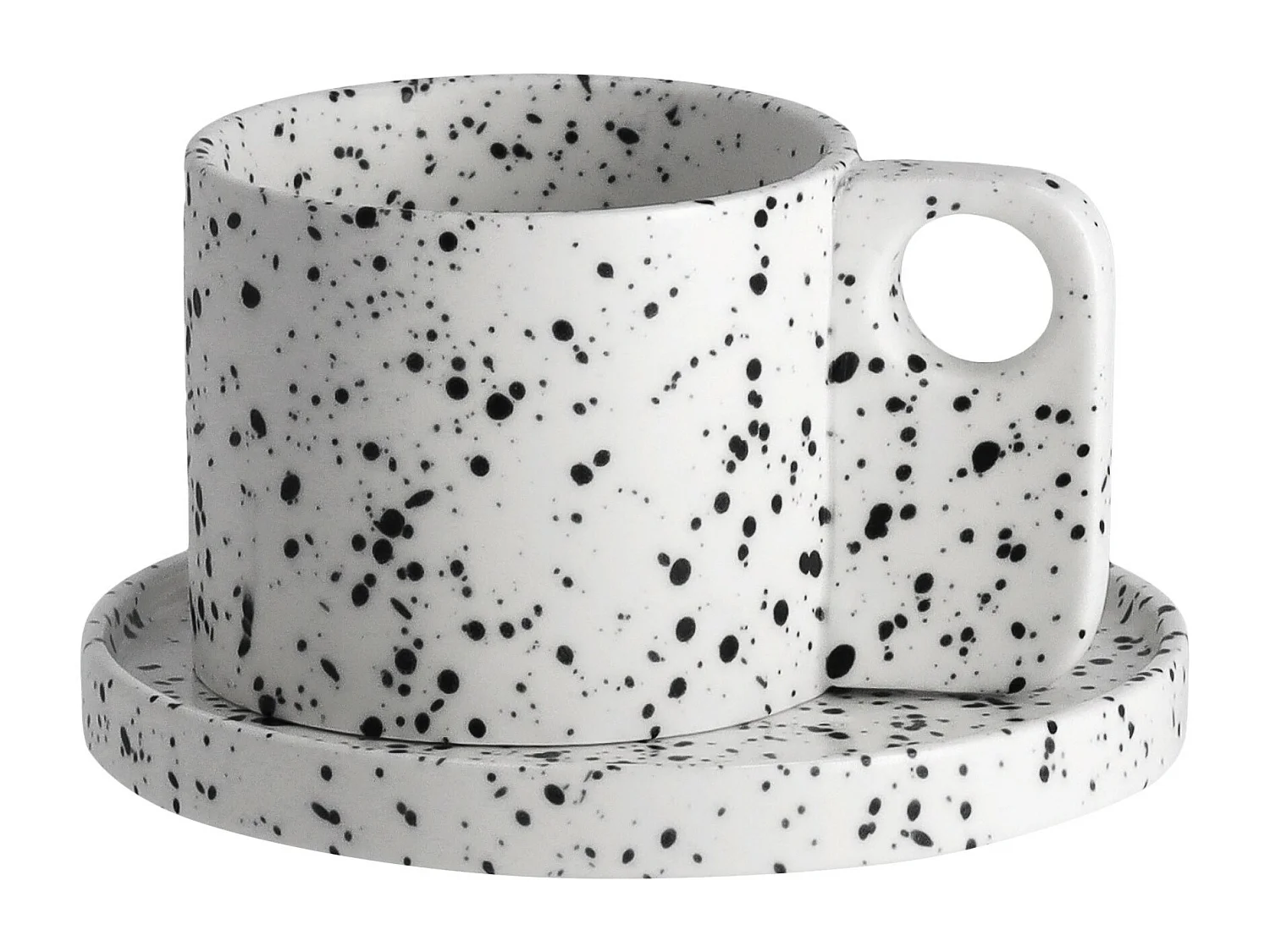 Tasse Mit Untertasse Akamira Mittelweiß 290 ml