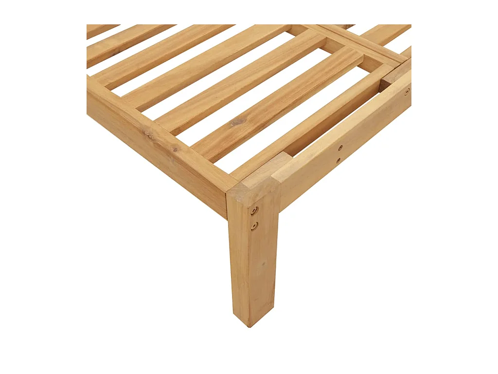 Salon palette de jardin avec coussins 5pcs bois d'acacia massif