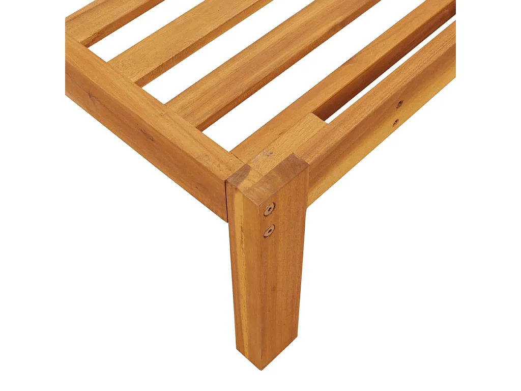 Salon palette de jardin avec coussins 5pcs bois d'acacia massif