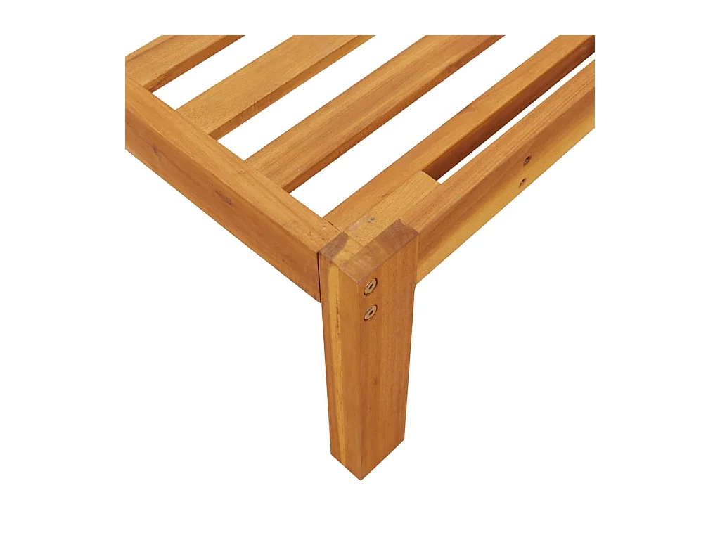 3-delige Loungeset pallet met kussens massief acaciahout