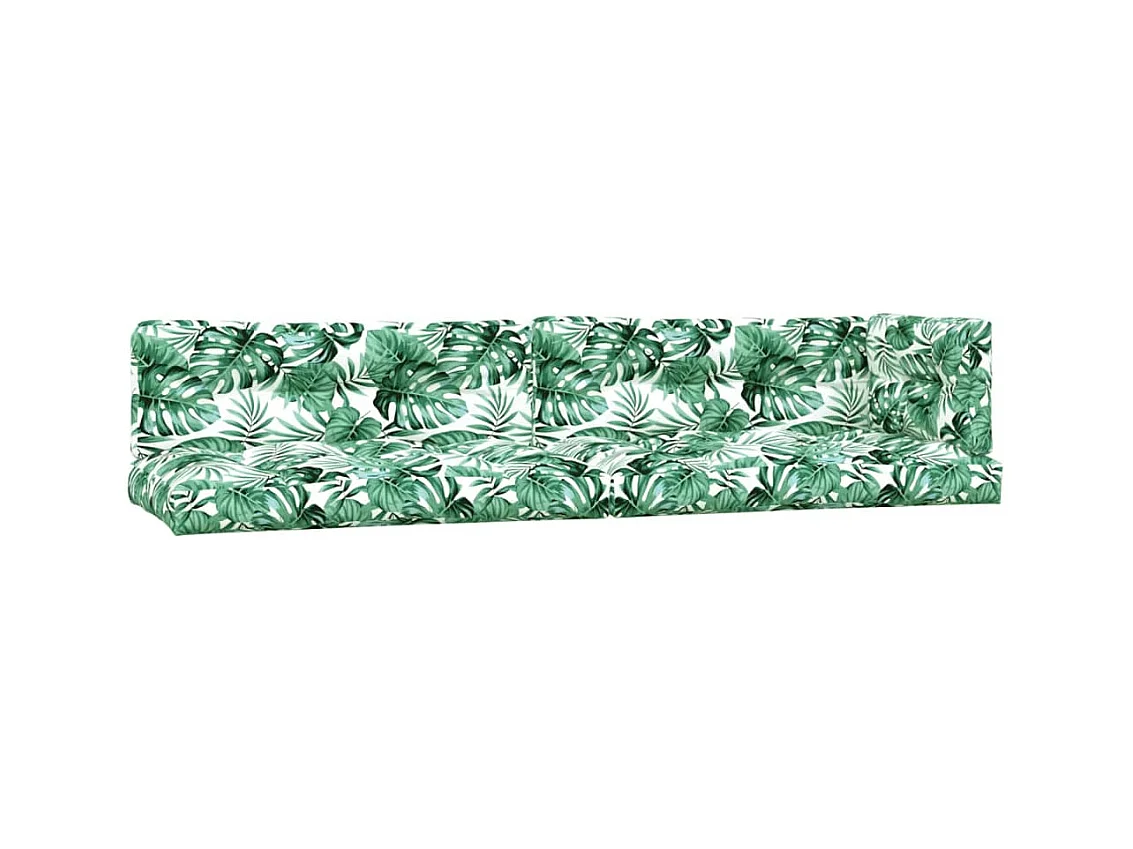 Salon palette de jardin avec coussins 5pcs bois d'acacia massif