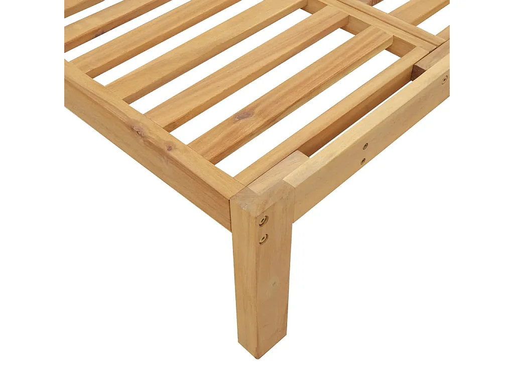 Tuinmiddenbanken 2 st pallet met kussens massief acaciahout