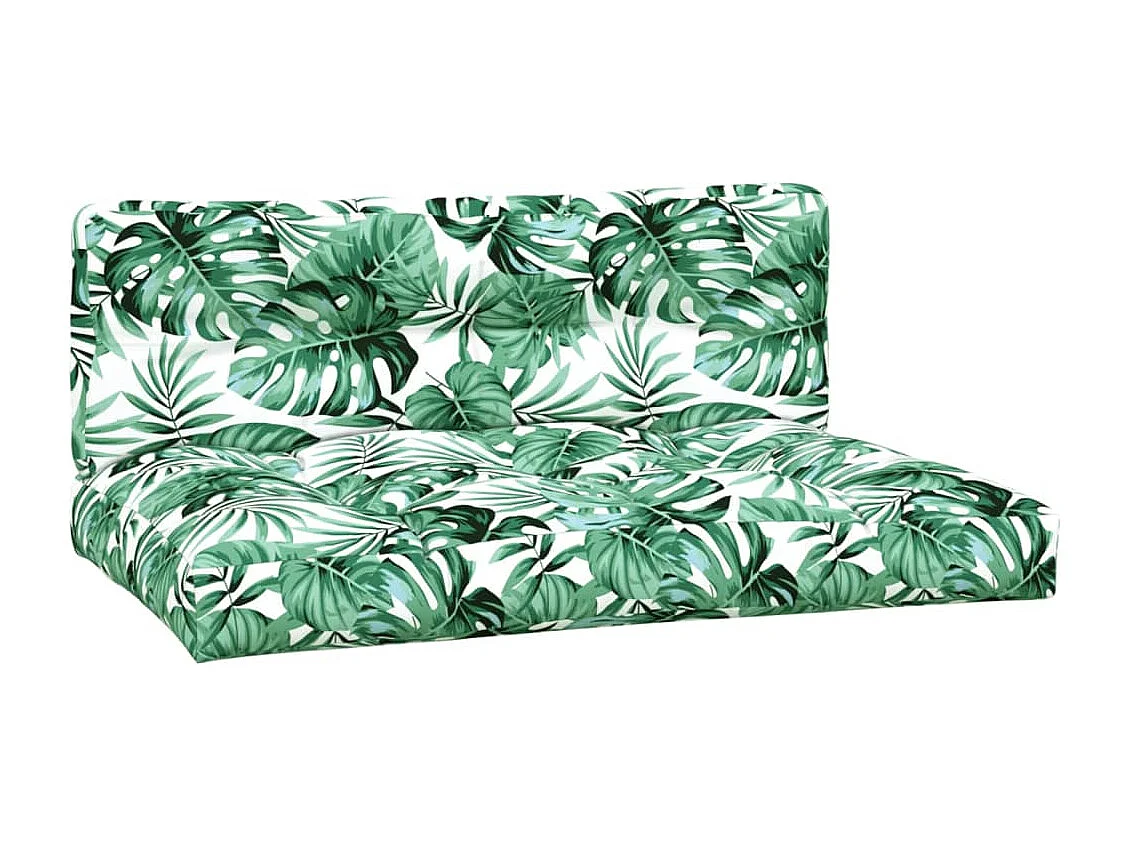 Salon palette de jardin avec coussins 4pcs bois d'acacia massif