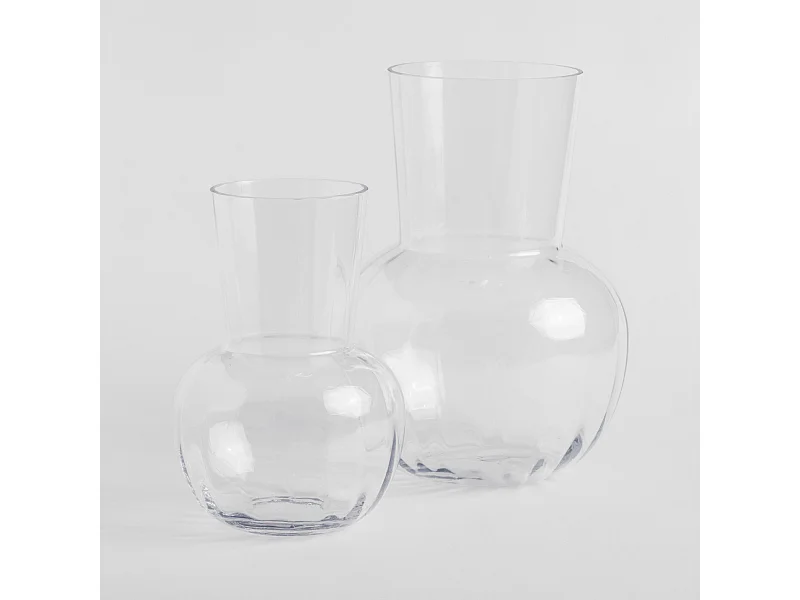 Vase Etherealo Mittel Transparent 27 x 19
