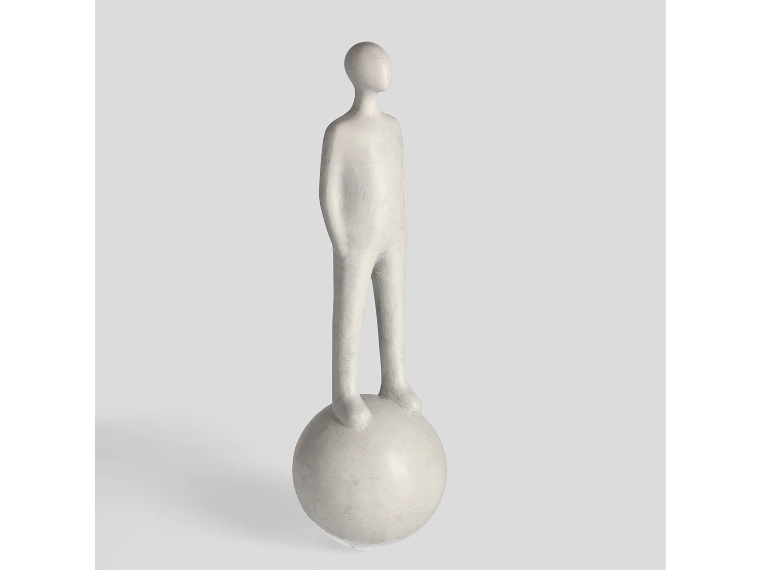 Figurine Soluri blanc moyen 37.5 x 12
