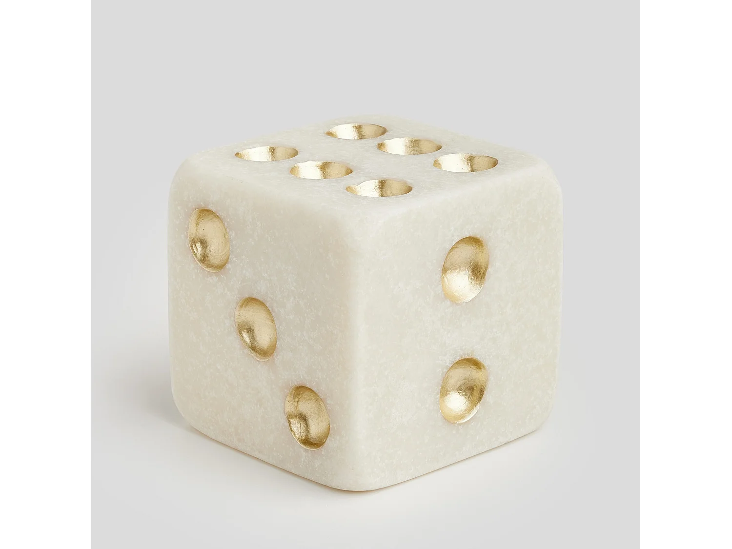 Figurine Dice mittelweiß 12 x 12 x 12