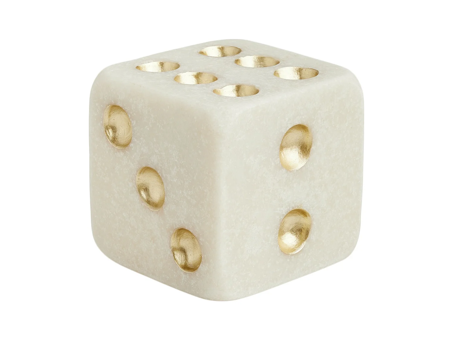 Figurine Dés blanc moyen 12 x 12 x 12