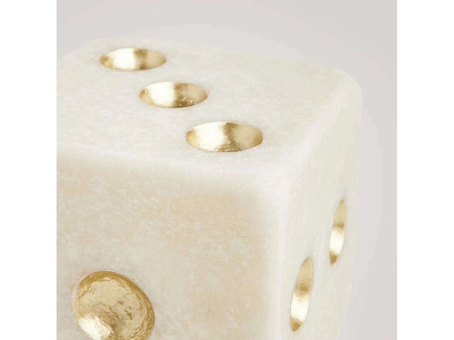 Figurine Dés blanc moyen 12 x 12 x 12