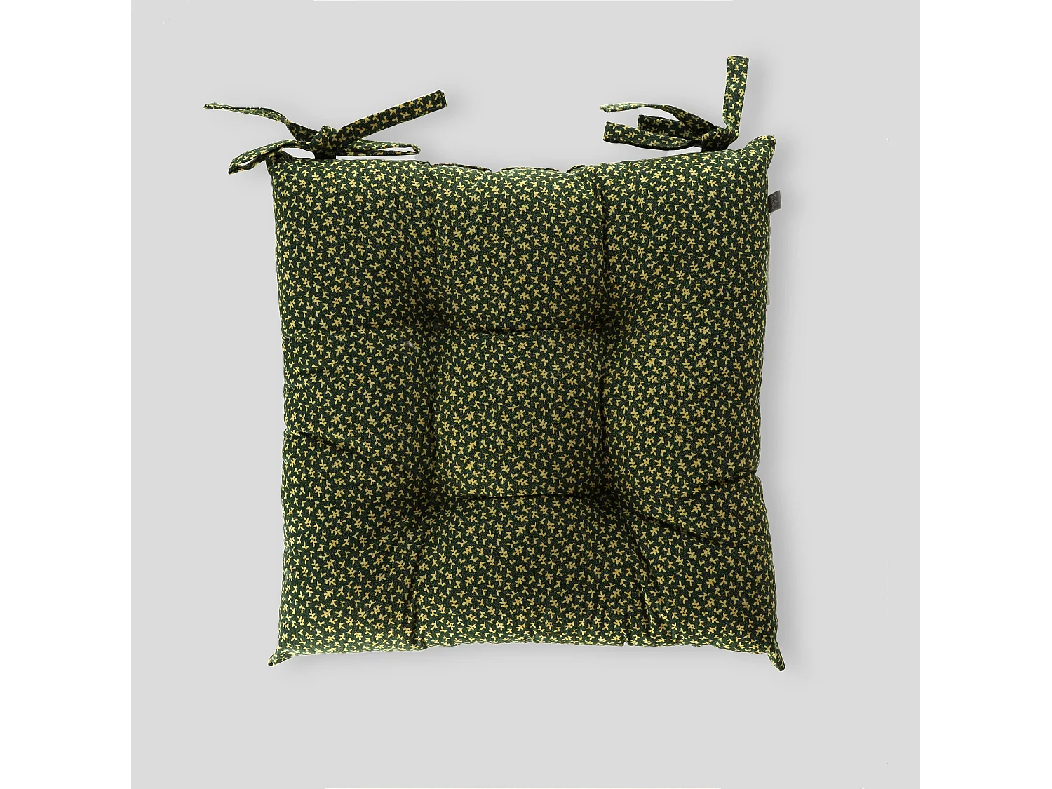 Stuhlpolster Ravinese Dunkelgrün 40x40