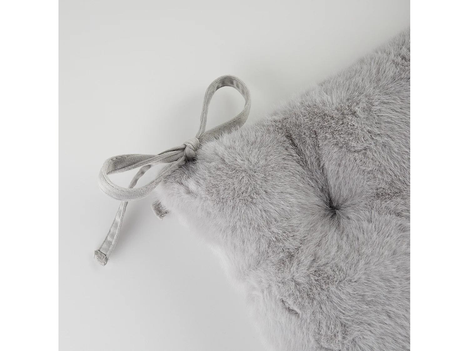 Stuhlpolster Molinio Hellgrau 40x40