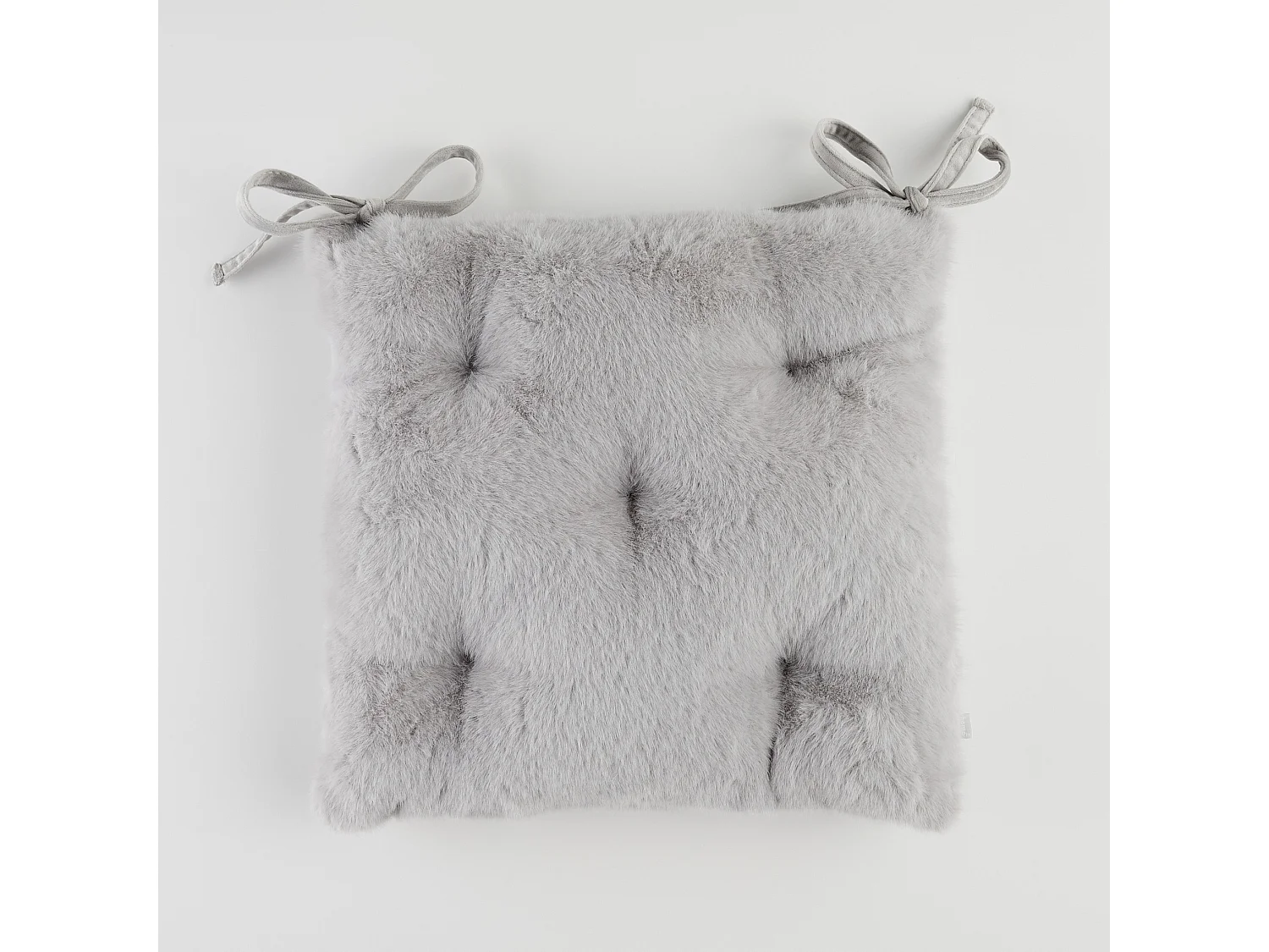 Stuhlpolster Molinio Hellgrau 40x40