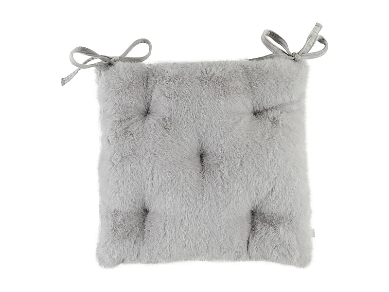 Stuhlpolster Molinio Hellgrau 40x40