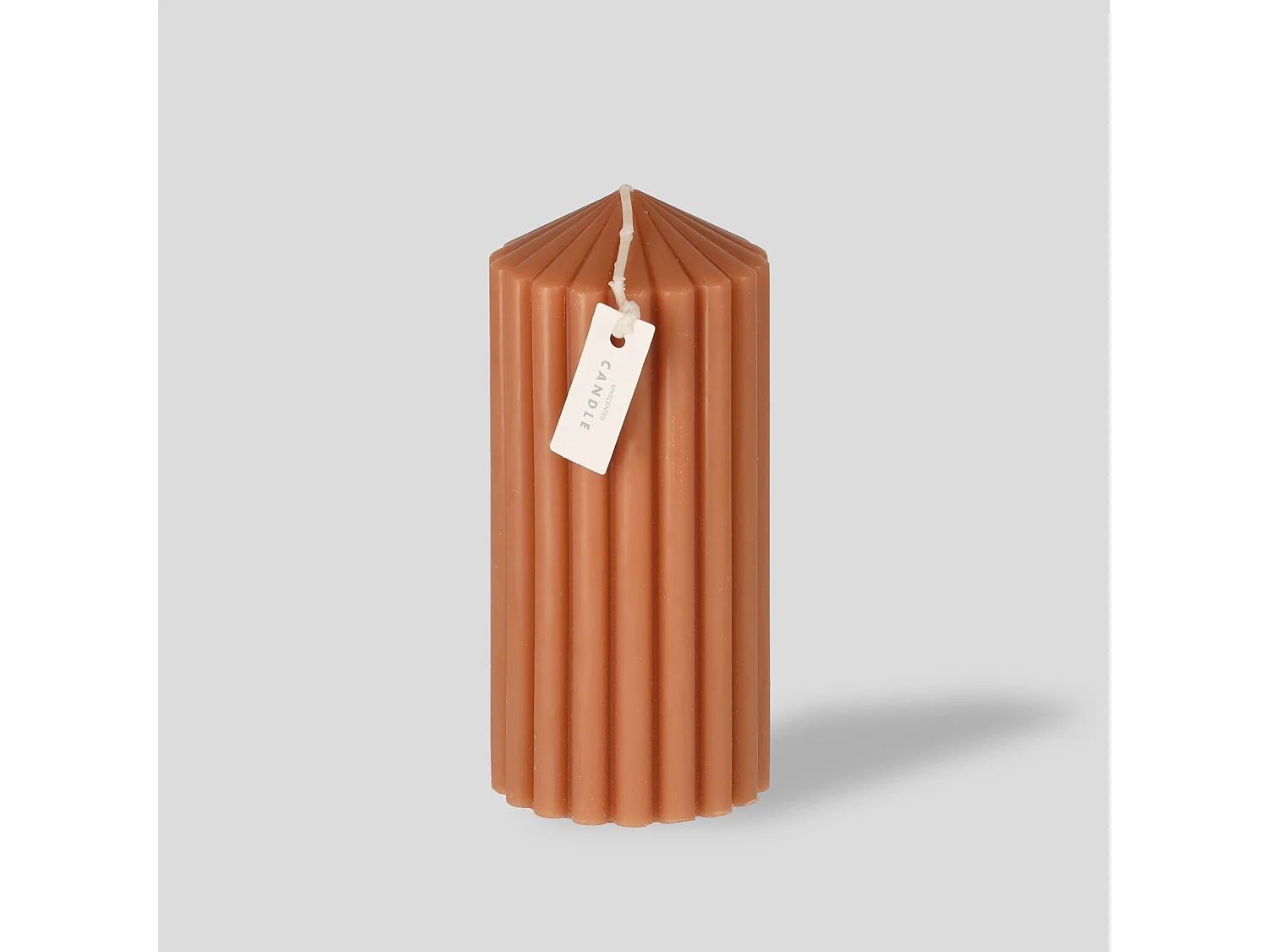 Bougie Lumo Brun Clair 15 x 7