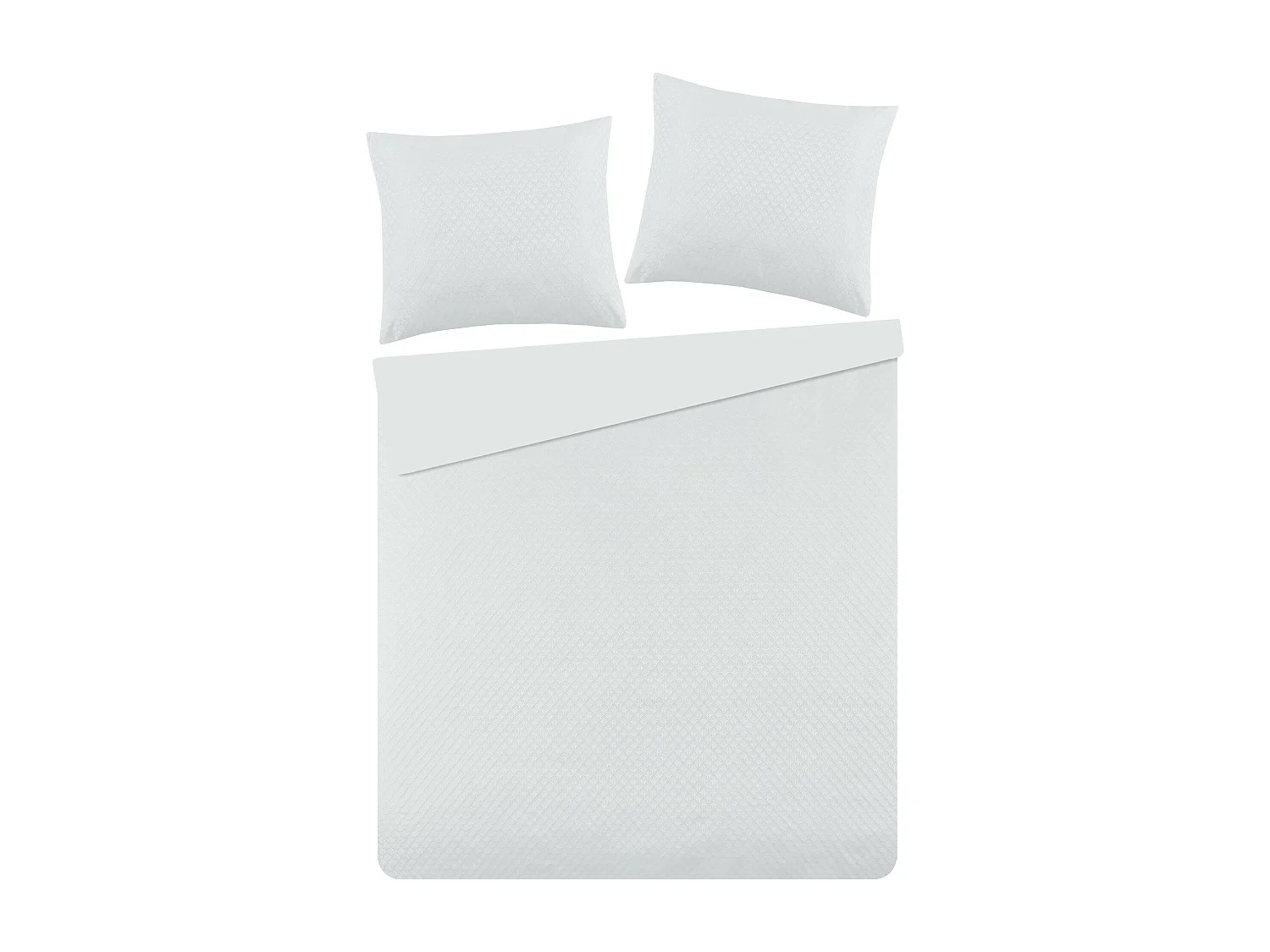 Jacquard-Bettwäsche Cinia Mittel Ecru 160x200