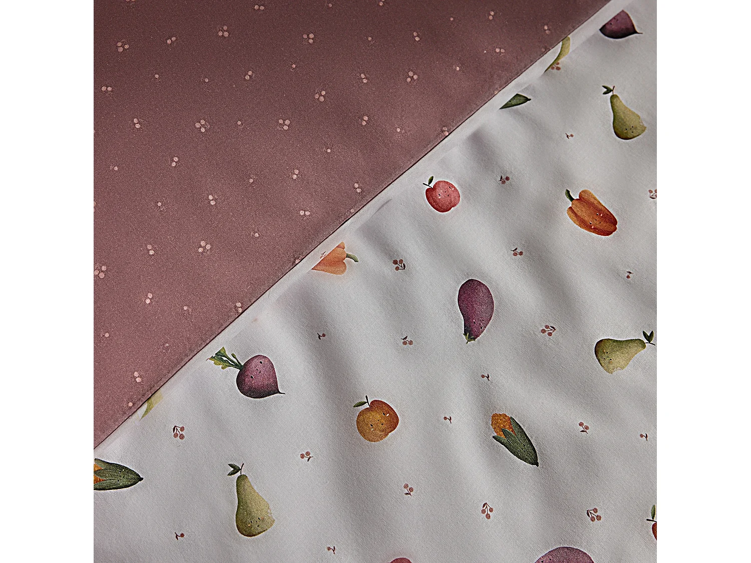 Baumwollbettwäsche Harvie mittel mehrfarbig 100x135