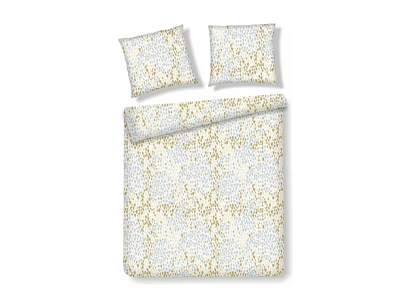 Baumwollbettwäsche Gladiolo mittleres Beige 200x220