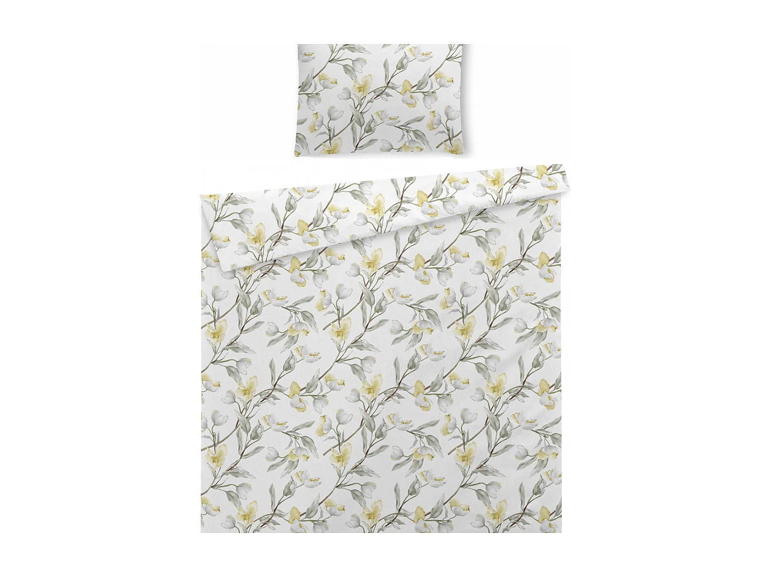 Mikrofaser-Bettwäsche Galantera helles Ecru 160 x 200