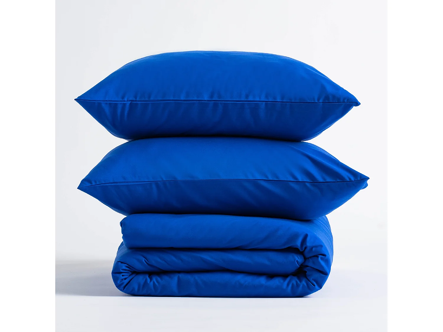 Mikrofaser-Bettwäsche Micros Dunkelblau 140x200