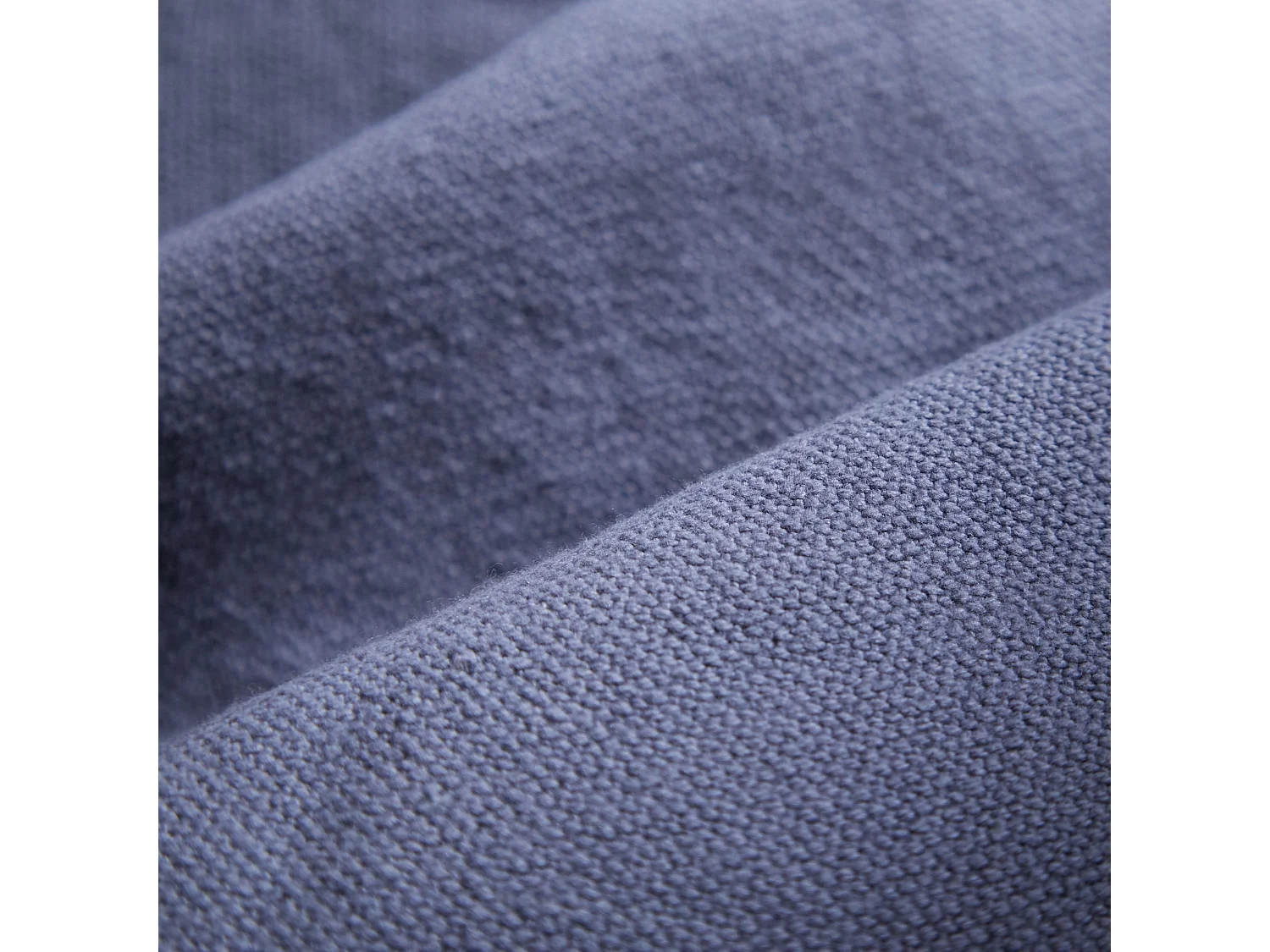 Baumwollbettdecke Taromina mittelblau 200x220