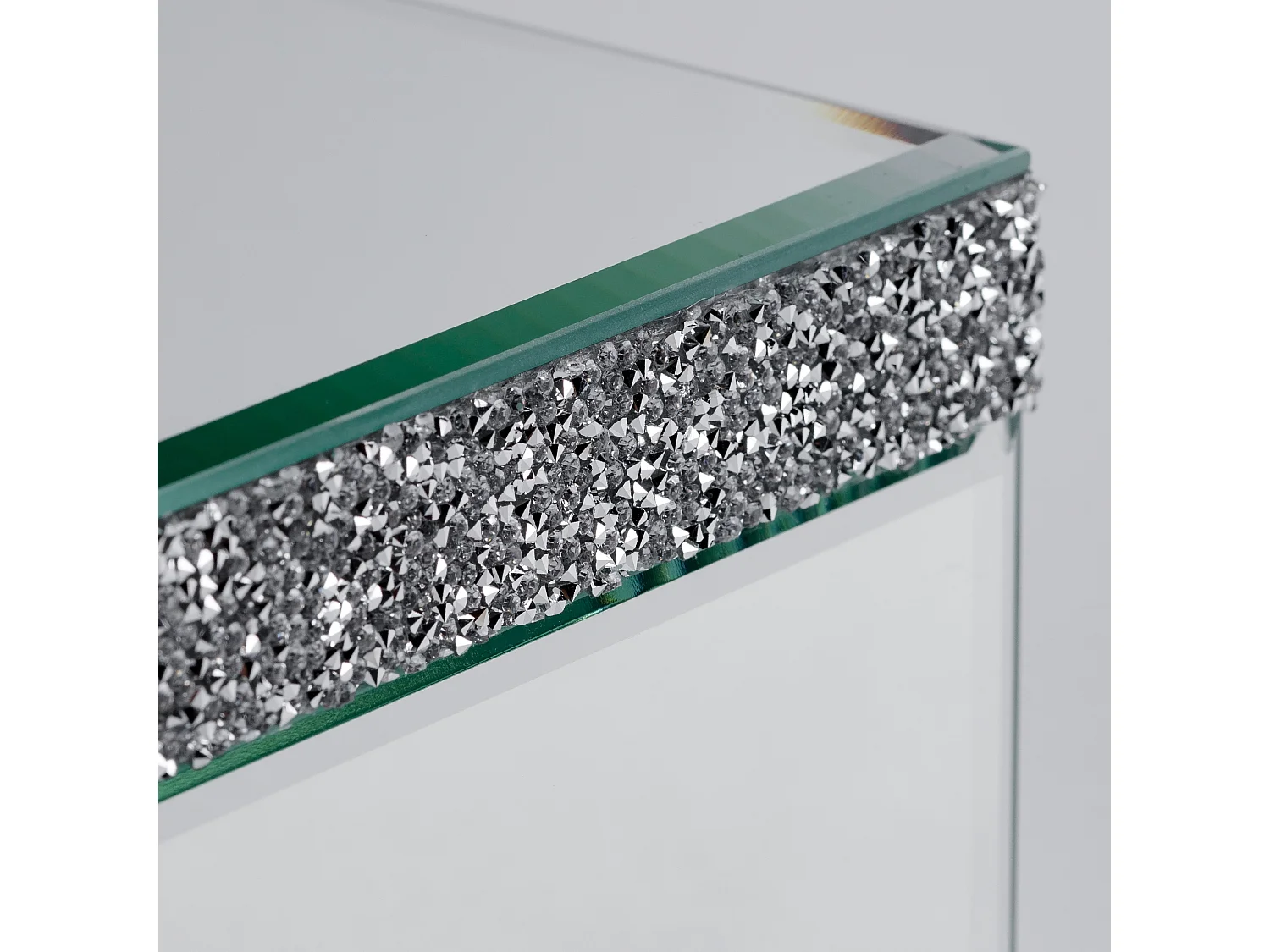 Tissue-Box Stardustello Mittelsilber 10.5 x 26 x 15